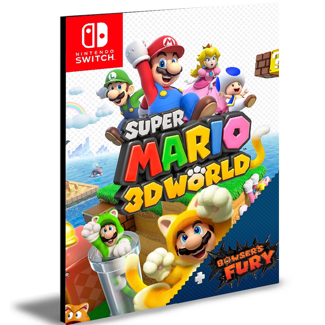 Jogo Super Mario 3D World + Bowser's Fury para Nintendo Switch